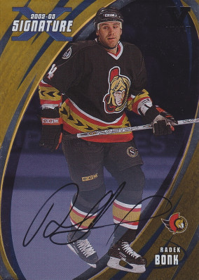 Hockey card Radek Bonk