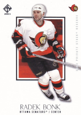 Hockey card Radek Bonk