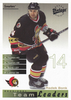 Hockey card Radek Bonk