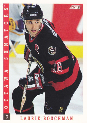 Hockey card Laurie Boschman