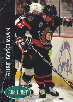 Hockey card Laurie Boschman
