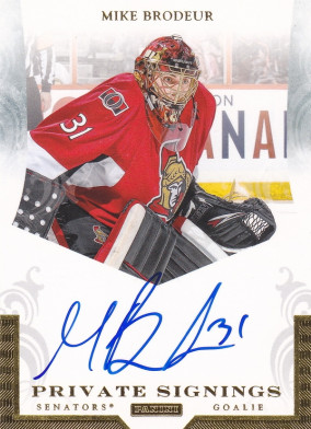 Hockey card Mike Brodeur