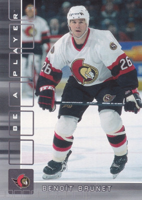 Hockey card Benoit Brunet