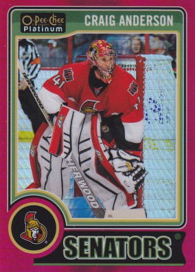 Hockey card Craig Anderson