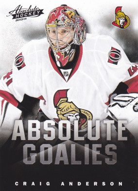 Hockey card Craig Anderson