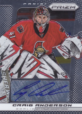Hockey card Craig Anderson