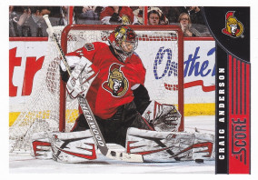 Hockey card Craig Anderson