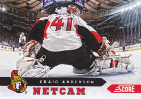 Hockey card Craig Anderson
