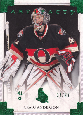 Hockey card Craig Anderson