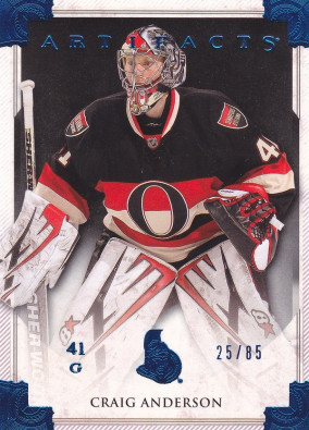 Hockey card Craig Anderson