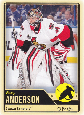 Hockey card Craig Anderson