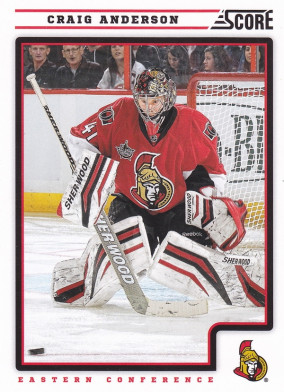 Hockey card Craig Anderson