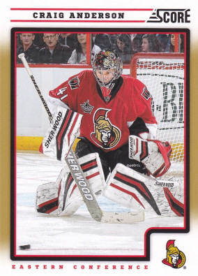 Hockey card Craig Anderson