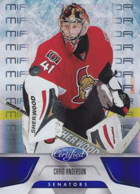 Hockey card Craig Anderson