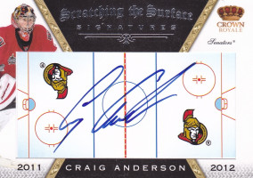 Hockey card Craig Anderson