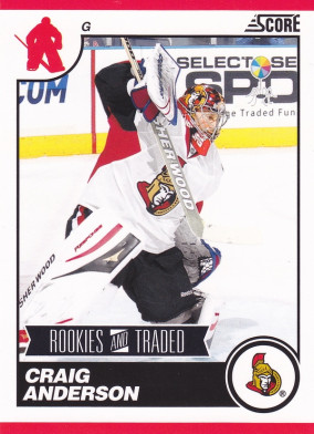 Hockey card Craig Anderson