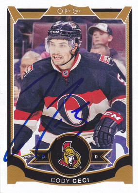 Hockey card Cody Ceci