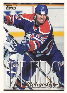 Hockey card Luke Richardson