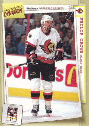 Hockey card Phil Crowe