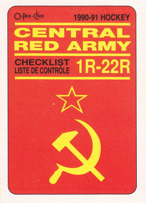 Hockey card Checklist