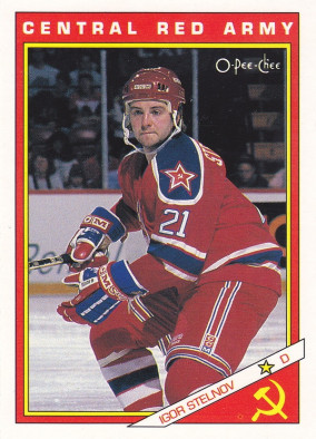 Hockey card Igor Stelnov