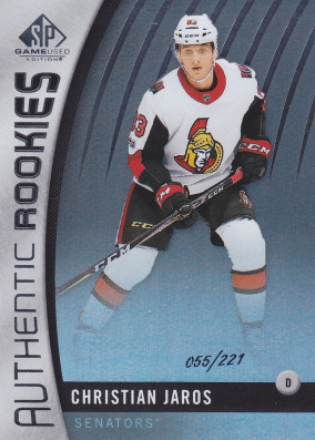 Hockey card Christian Jaros