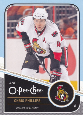 Hockey card Chris Phillips
