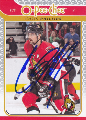 Hockey card Chris Phillips