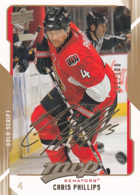Hockey card Chris Phillips