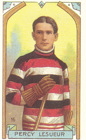 Hockey card Percy Lesueur