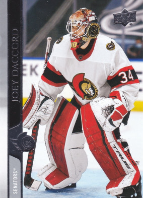 Hockey card Joey Daccord