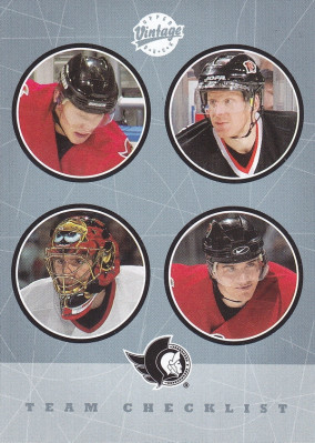 Hockey card Checklist