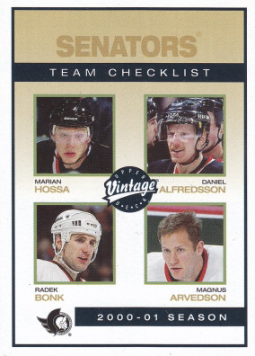 Hockey card Checklist