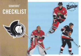 Hockey card Checklist