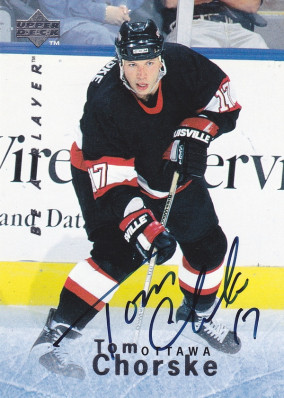 Hockey card Tom Chorske