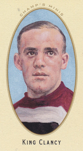 Hockey card King Clancy