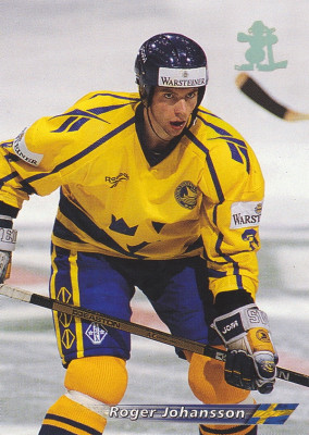 Hockey card Roger Johansson