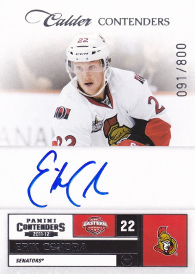 Hockey card Erik Condra