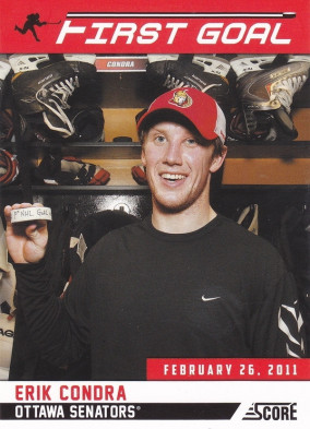 Hockey card Erik Condra