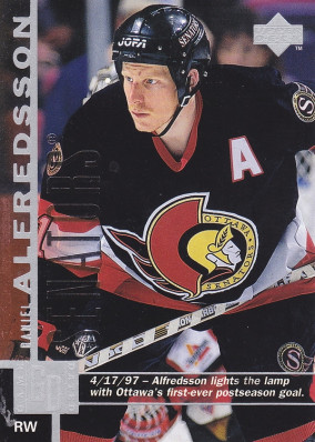 Hockey card Daniel Alfredsson