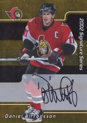 Hockey card Daniel Alfredsson