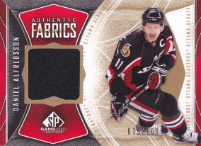 Hockey card Daniel Alfredsson