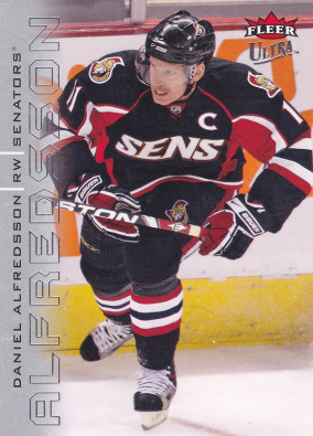 Hockey card Daniel Alfredsson