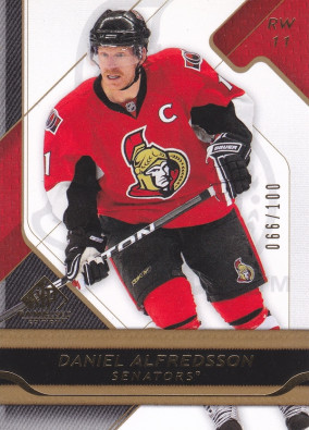 Hockey card Daniel Alfredsson