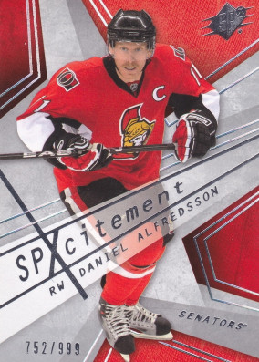 Hockey card Daniel Alfredsson