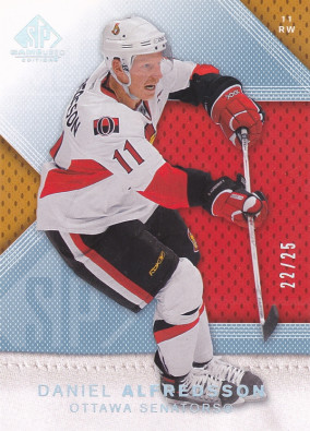 Hockeey card Daniel Alfredsson