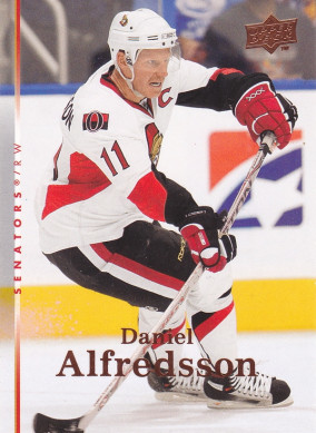 Hockey card Daniel Alfredsson
