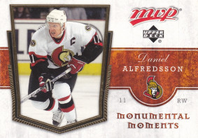 Hockey card Daniel Alfredsson