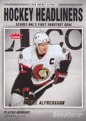 Hockey card Daniel Alfredsson