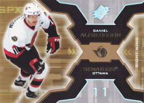 Hockey card Daniel Alredsson